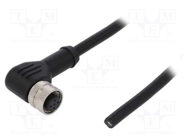 Ficha, M12, Pin: 5, Fêmea, Código A-Devicenet / Canopen, Ip65,Ip67