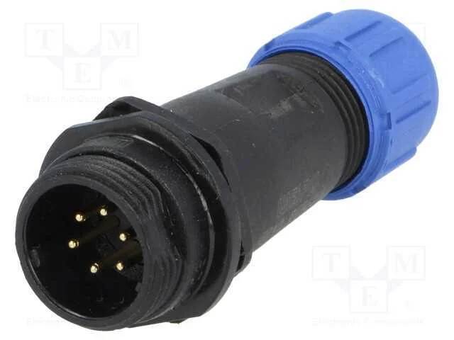 Ficha, SP13, macho, PIN: 6, IP68, 4÷6,5mm, 5A, so.