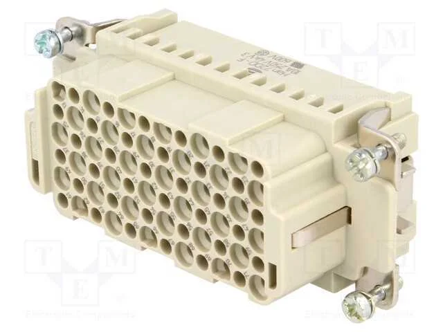 Conector: HDC, fêmea, Han DD, PIN: 72, 72+PE, tam.