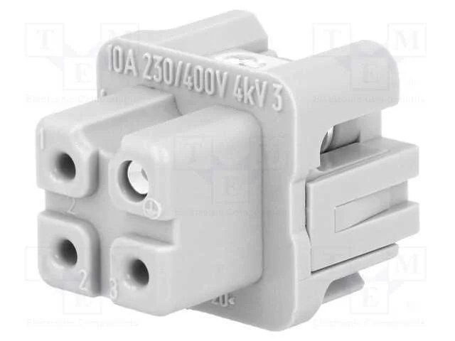 Conector: HDC, inserto de contatos, fêmea, Han A,.
