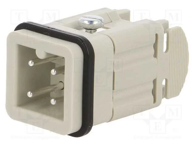 Conector: HDC, macho, EPIC H-A, PIN: 4, 3+PE, tam.