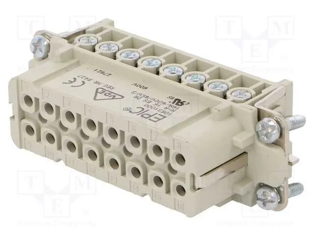 Conector: HDC, f&ecirc;mea, EPIC H-A, PIN: 16, 16+PE, t.