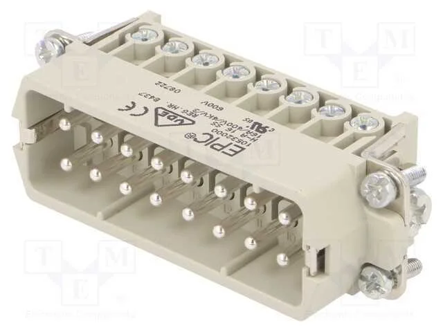 Conector: HDC, macho, EPIC H-A, PIN: 16, 16+PE, t.