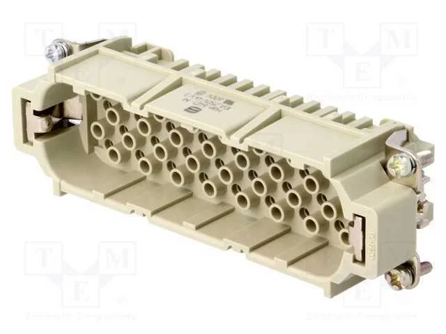 Conector: HDC, macho, Han D, PIN: 64, 64+PE, tama.