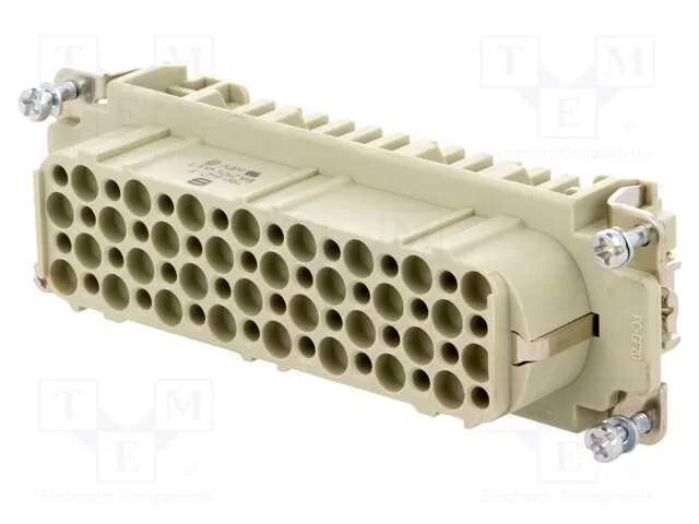 Conector: HDC, fêmea, Han D, PIN: 64, 64+PE, tama.