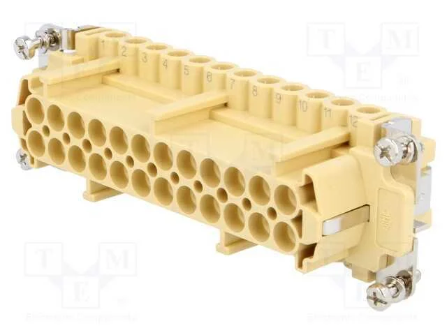 Conector: HDC, fêmea, JEI, PIN: 24, 24+PE, tamanh.