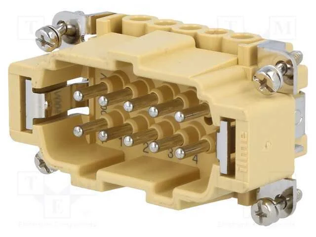 Conector: HDC, macho, JEI, PIN: 10, 10+PE, tamanh.