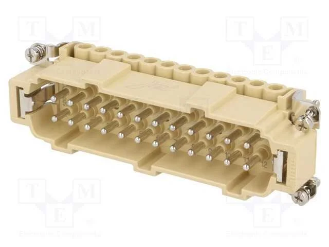 Conector: HDC, macho, JEI, PIN: 24, 24+PE, tamanh.