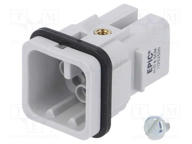 Conector: HDC, macho, EPIC H-D, PIN: 9, 8+PE, tam.