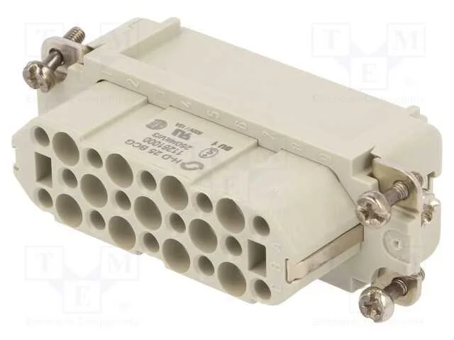 Conector: HDC, fêmea, EPIC H-D, PIN: 26, 25+PE, t.