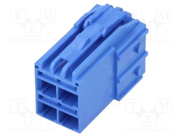 Conector: Fio-Fio, Ficha, Cp-4.5, Hermafroditas, Pin: 4, Ao Trinco