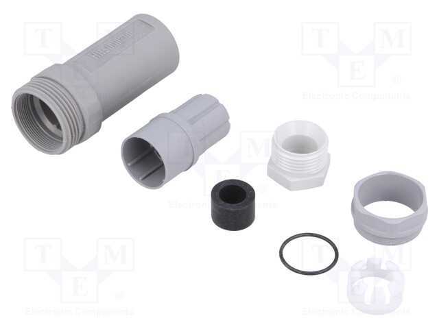 Conector: Din 43651, Ficha, Nr, Macho, Pin: 7, Sem Contactos, 10a