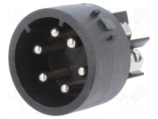 Conector: redondos, inserto de contatos, macho, P.