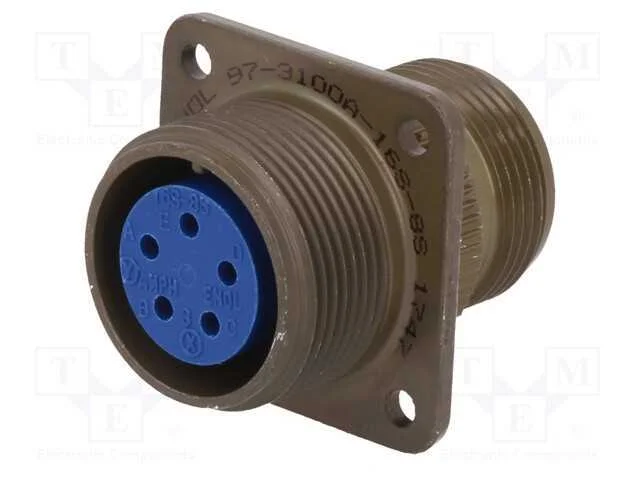 Conector: redondos, tamanho 16S, 97, liga de alum.