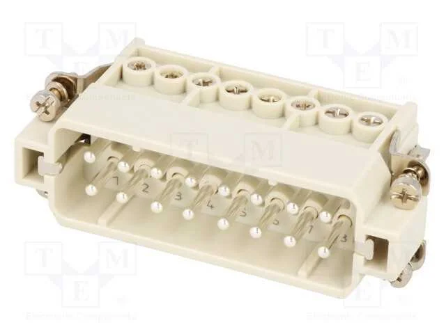 Conector: HDC, inserto de contatos, macho, S-A, P.