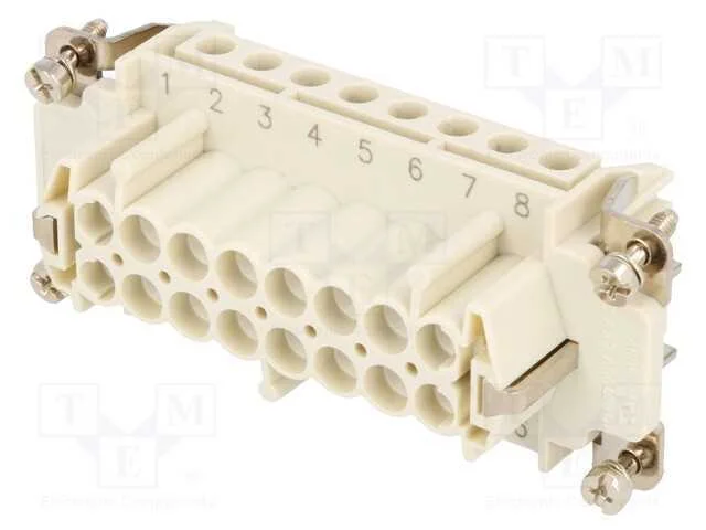 Conector: HDC, inserto de contatos, fêmea, S-E, P.