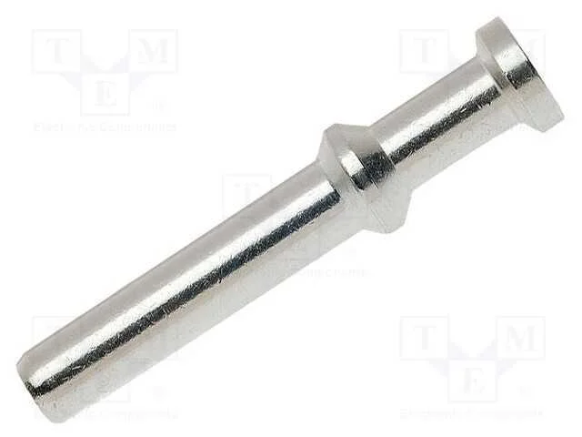 Contacto, macho, liga em cobre, prateado, 4mm2, H.
