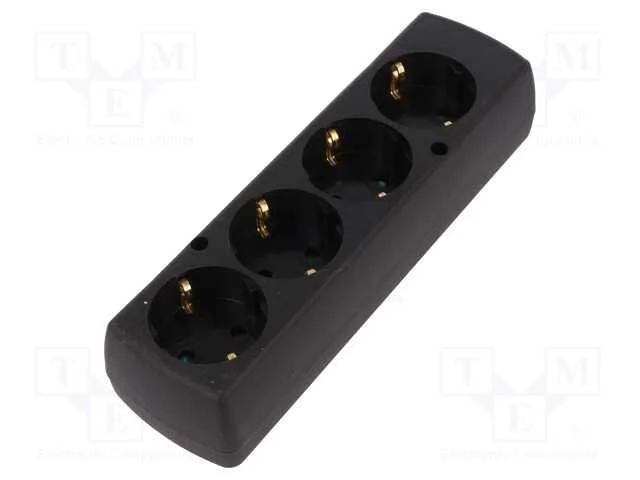 Conector: de alimentação, fêmea, multiplicador, 2.