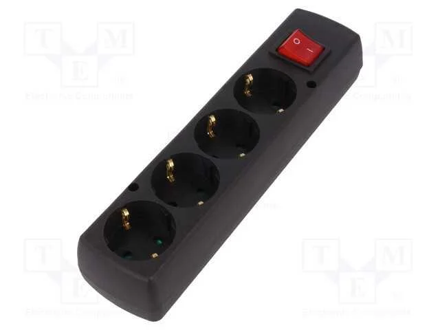 Conector: de alimentação, fêmea, multiplicador, 2.