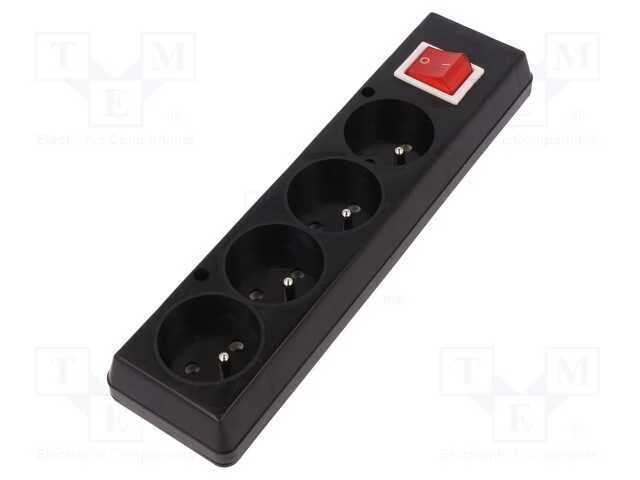 Conector: de alimentação, fêmea, multiplicador, 2.