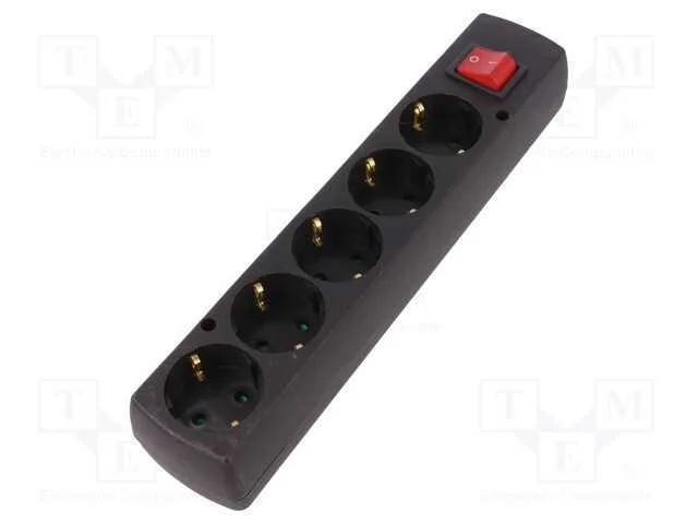 Conector: de alimentação, fêmea, multiplicador, 2.