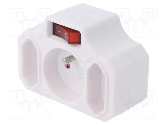 Conector: de alimentação, multiplicador, 2P+PE, 2.