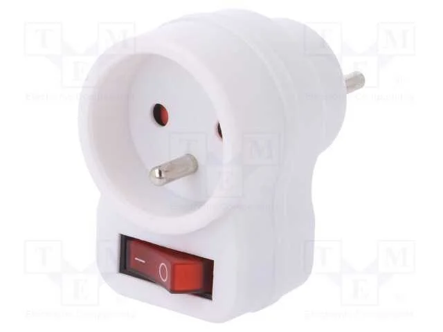 Conector: de alimentação, multiplicador, 2P+PE, 2.