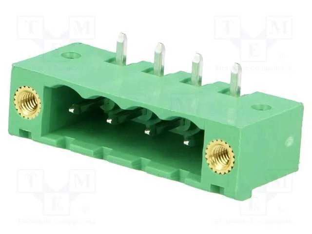 Bloco terminal separável, 5,08mm, faixas: 4, angu.