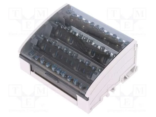 Conector: bloco de distribuição, terminal parafus.