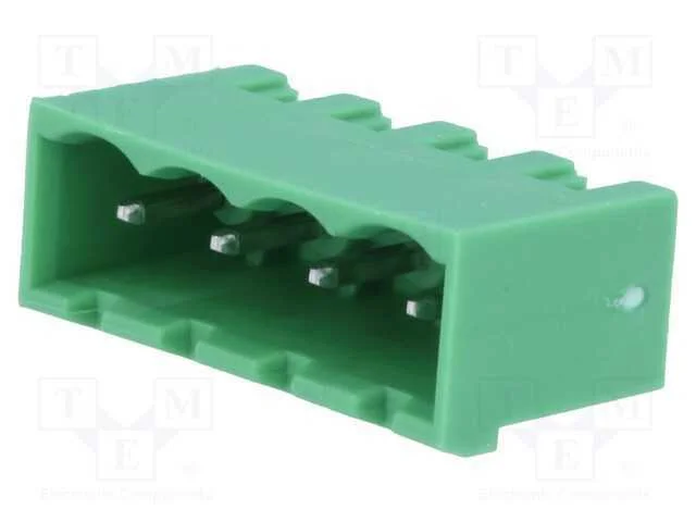 Bloco terminal separável, 5,08mm, faixas: 4, simp.