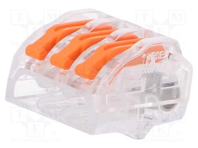 Conector Rápido, Aperto de Molas, 0,2÷4mm2, 450v, 32a, com Cabo