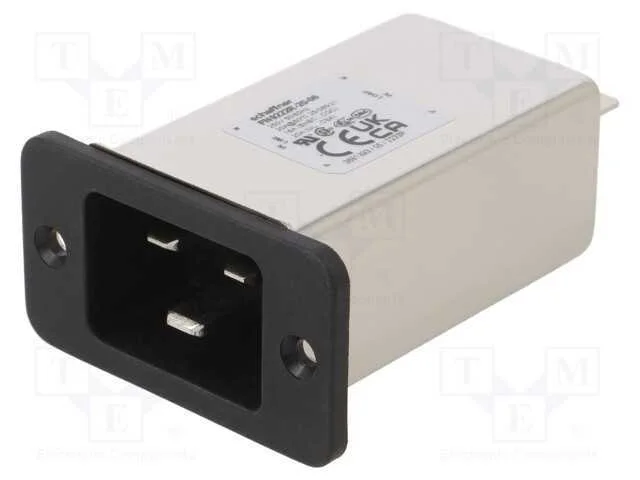 Conector: de alimentação, tomada, macho, 20A, 250.