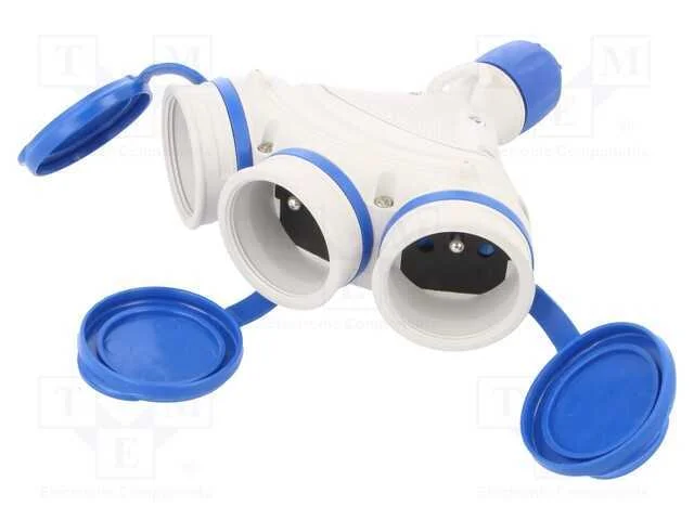 Conector: de alimentação, fêmea, tomada, 2P+PE, 2.