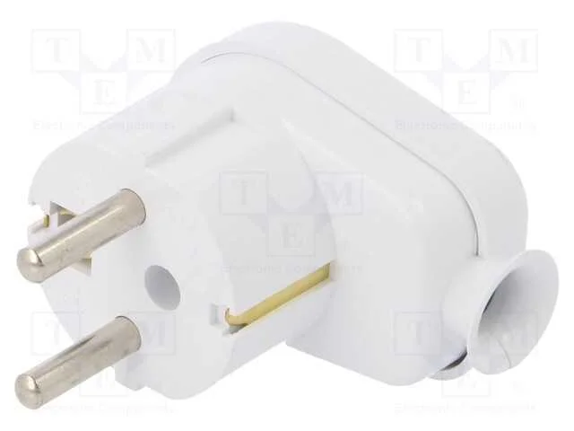Conector: de alimentação, macho, ficha, 2P+PE, 25.
