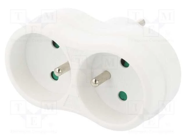 Conector: de alimentação, multiplicador, 2P+PE, 2.