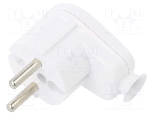 Conector: de alimentação, macho, ficha, 2P, 230VA.