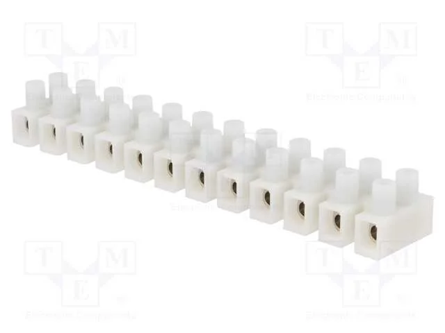 Bloco terminal, terminal parafusado, 6mm2, 500V, .