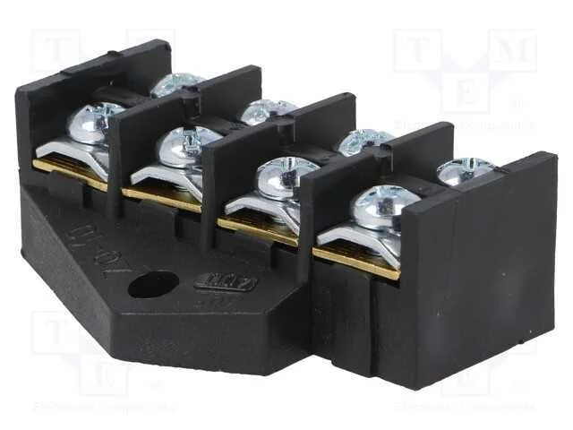 Bloco terminal, terminal parafusado, 10mm2, 380V,.