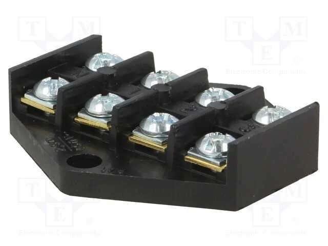 Bloco terminal, terminal parafusado, 2,5mm2, 450V.