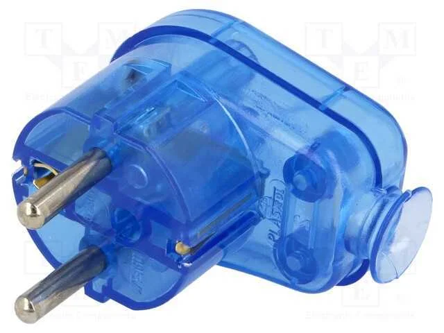 Conector: de alimentação, macho, ficha, 2P+PE, 23.