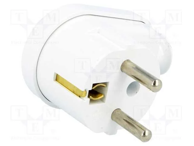 Conector: de alimentação, macho, ficha, 2P+PE, 23.