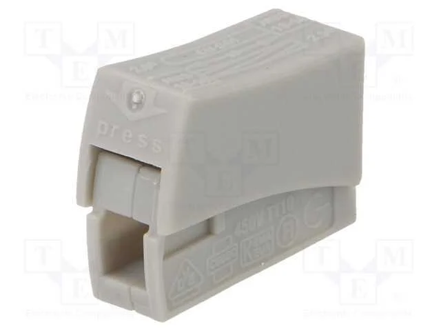 Conector rápido, aperto de molas, 0,5÷2,5mm2, 450.