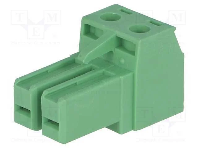 Bloco terminal separável, 7,62mm, faixas: 2, simp.