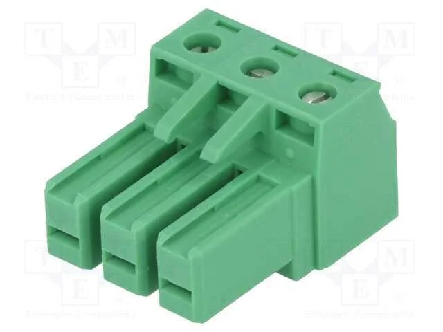 Bloco terminal separável, 7,62mm, faixas: 3, simp.