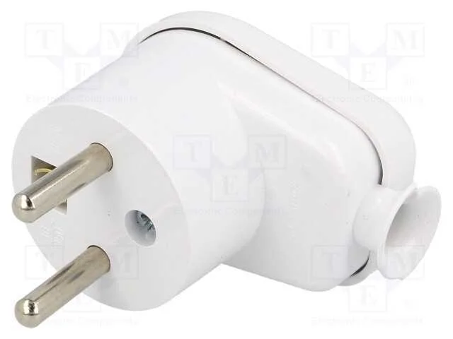 Conector: de alimentação, macho, ficha, 2P+PE, 23.