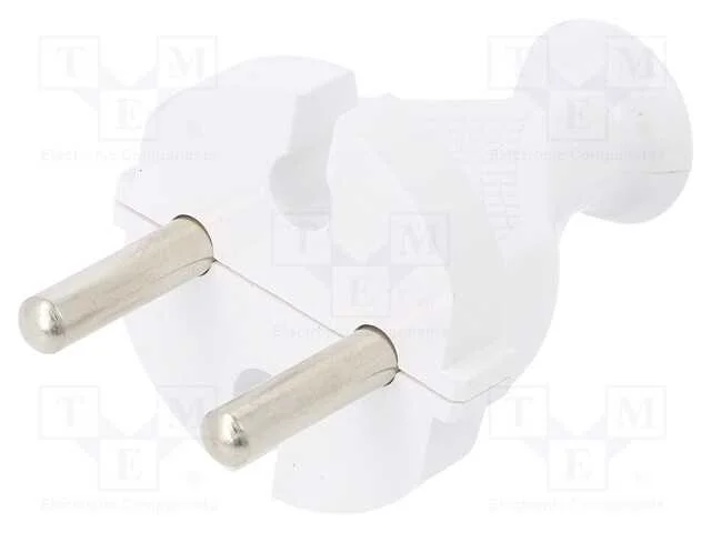 Conector: de alimentação, macho, ficha, 2P, 230VA.