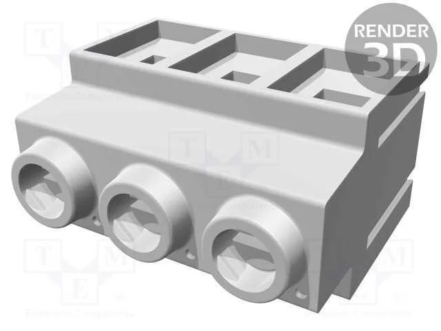 Pcb Bloco Terminal, Angulares 90, 10,16mm, Faixas: 3, para Pcb