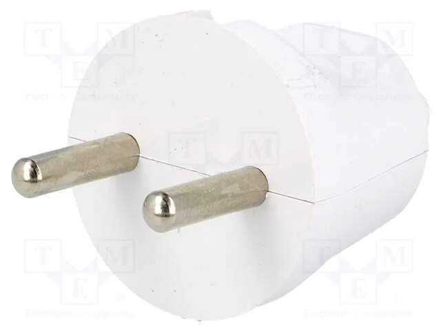 Conector: de alimentação, macho, ficha, 2P, 230VA.