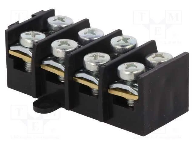 Bloco terminal, terminal parafusado, 10mm2, 57A, .