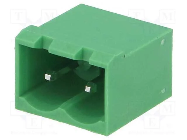 Bloco terminal separável, 5,08mm, faixas: 2, simp.